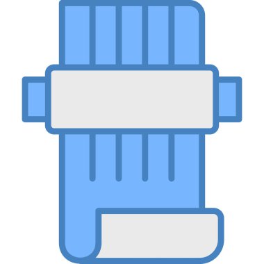 Mavi ve beyaz arkaplanın vektör çizimi