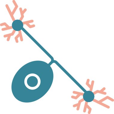Molekül vektör renk resimleme simgesi