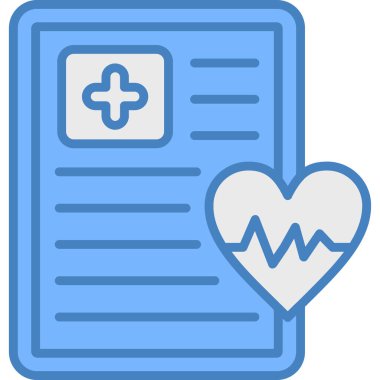 Kalp. Web simgesi basit illüstrasyon