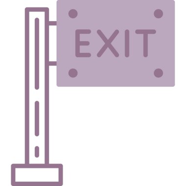 Modern b 'nin vektör illüstrasyonu yol simgesinden yoksun