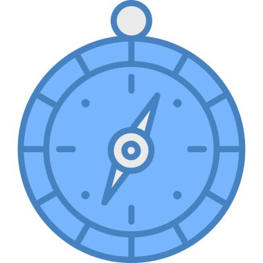 Saat simgesi vektör illüstrasyonu