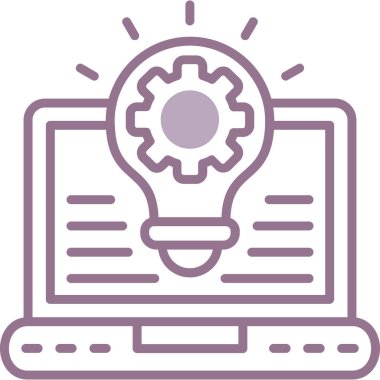 fikir simgesi, vektör illüstrasyonu