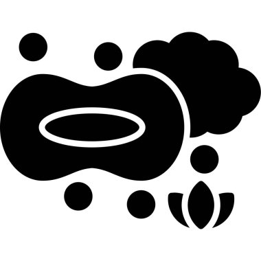 Bulut. Web simgesi basit tasarım