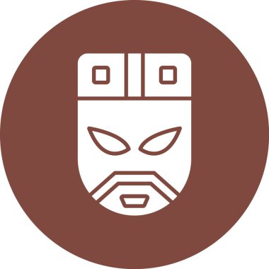 Maskeli bir adamın vektör çizimi