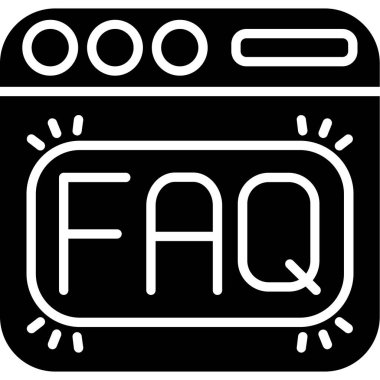 Moda biçimi izole edilmiş arkaplan vektör logosu içerisindeki soru simgesi.