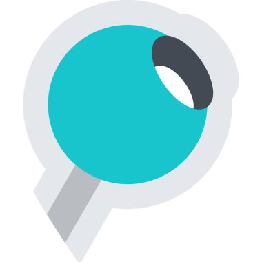 PIN renkli vektör simgesi