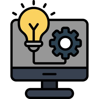 Web geliştirme vektör simgesi