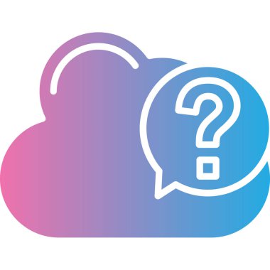 Sohbet simgesinin vektör illüstrasyonu