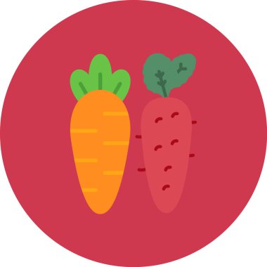 Sebze. Web simgesi basit illüstrasyon