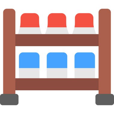 mobilya web vektör illüstrasyonu