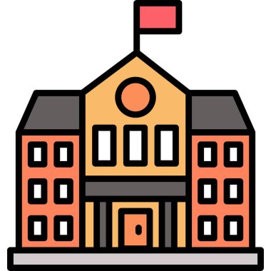 okul binası simgesi