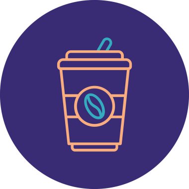 içki ikonu vektör illüstrasyonu