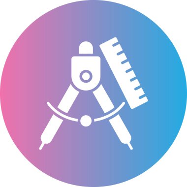 Bir robot simgesinin vektör illüstrasyonu