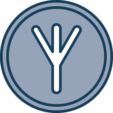 Modern simgenin vektör illüstrasyonu