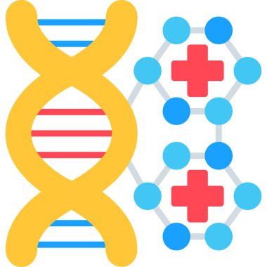 Molekül simgesi vektör illüstrasyonu