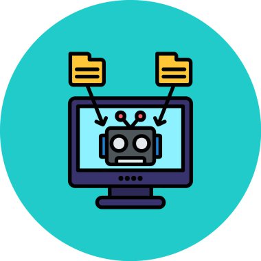 seo modern simgesinin vektör illüstrasyonu