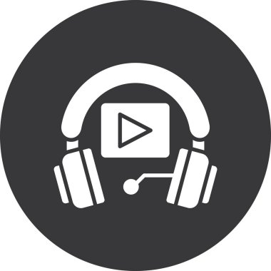 video oynatıcı vektör simgesi