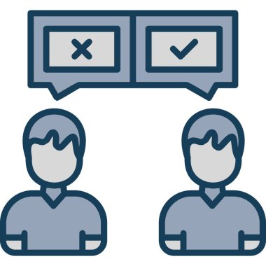 iş insanları ikon illüstrasyon tasarımı