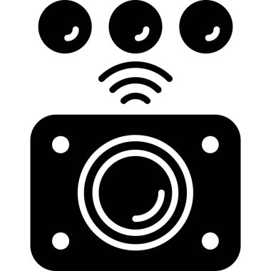 vektör tasarımında kamera fotoğrafçılık simgesi