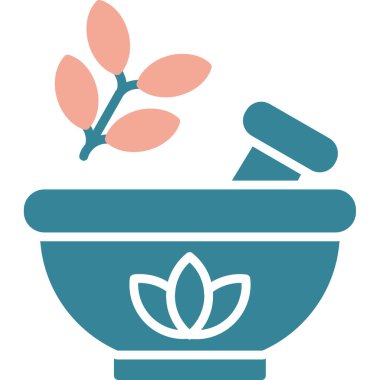 spa ve güzellik tedavi vektör simgesi.