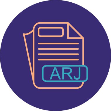 dosya biçimi simgesi, vektör illüstrasyonu