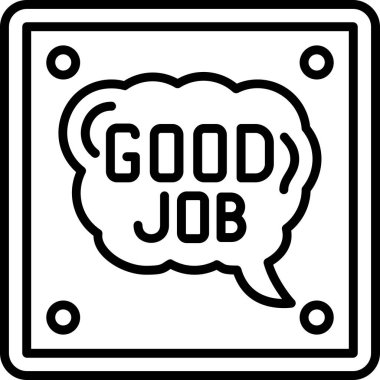 görev simgesi, vektör illüstrasyonu