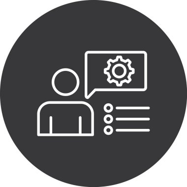 Vektör seo simgesi illüstrasyonu