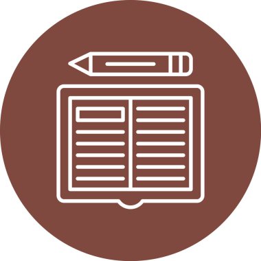 Belge. Web simgesi basit illüstrasyon