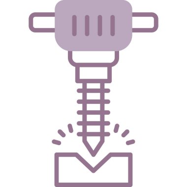 Çekiç simgesi, vektör çizimi