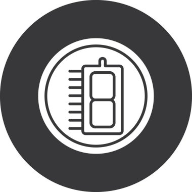 Pil. Web simgesi basit illüstrasyon