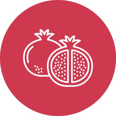 Karpuz. Vektör simgesi. resimleme