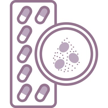 Haplar. Web simgesi basit illüstrasyon