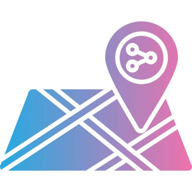 konum haritası konum simgesi doldurulmuş dış hat biçimi