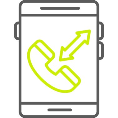 Sağ vektör simgesini gönder. stilde düz simge simgesi, eko yeşil renk, beyaz arkaplan