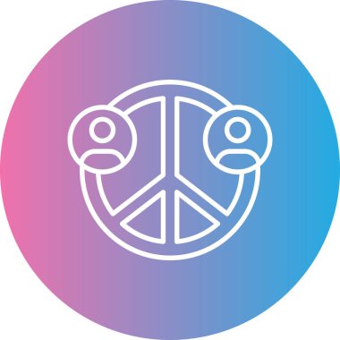 Modern simgenin vektör illüstrasyonu