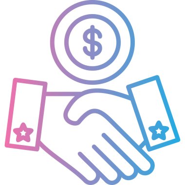 Para için. Web simgesi basit illüstrasyon