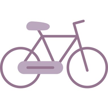 Bisiklet ikonu. vektör illüstrasyonu