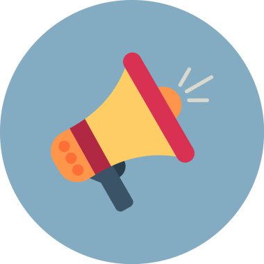 Megafon. Web simgesi basit tasarım