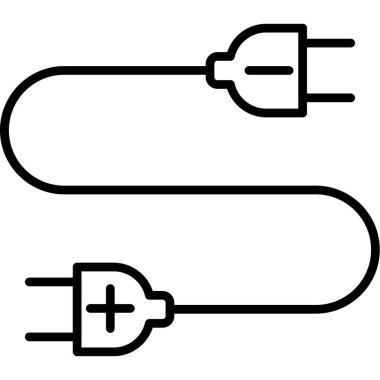 Kablolu yayın ikonu. kablo kablo vektörü renk web tasarımı