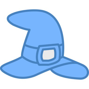 Şapka simgesi vektör illüstrasyonu