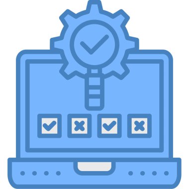 kontrol listesi renk vektör illüstrasyonu