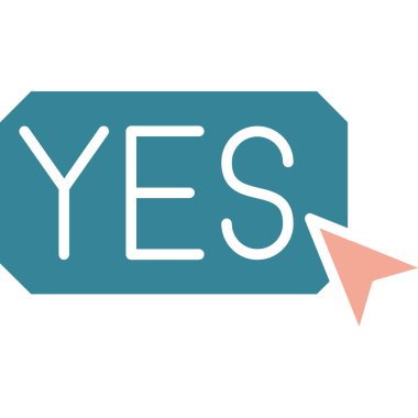 - Evet. El çizimi çizimi. Harfler. vektör.