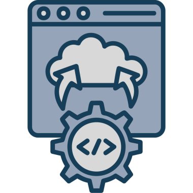 seo modern simgesinin vektör illüstrasyonu