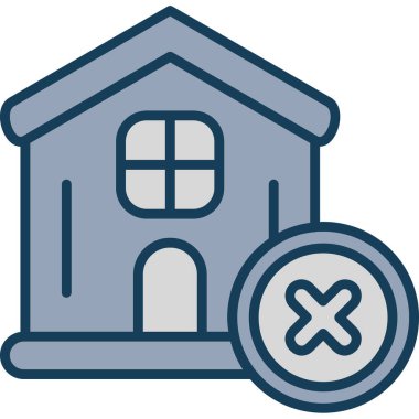 ev simgesi vektör illüstrasyonu