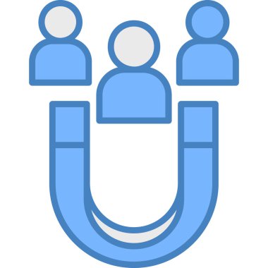 İnsan simgesinin vektör illüstrasyonu