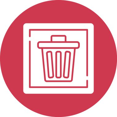 Web için vektör bin simgesi