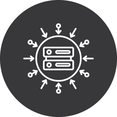 seo modern simgesinin vektör illüstrasyonu