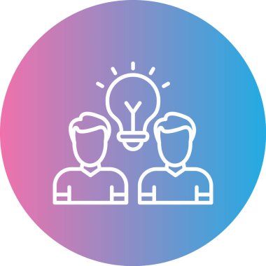 İş simgesinin vektör illüstrasyonu