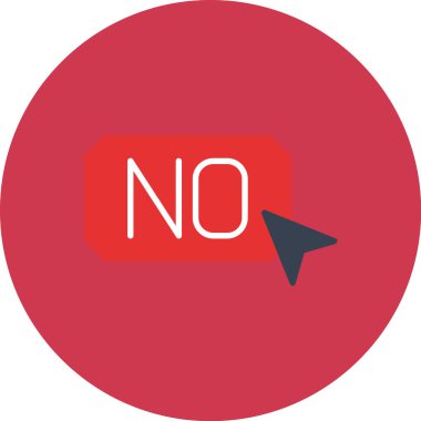 İşaret simgesi yok. vektör illüstrasyonu