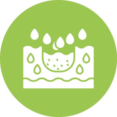 Kek. Web simgesi basit illüstrasyon